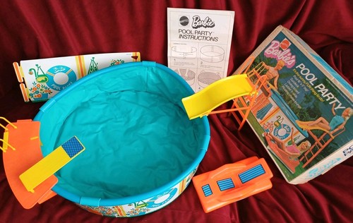 Barbie mattel pool - mattel,