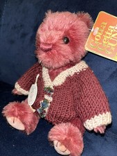 Little red mohair gund teddy - little,
