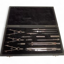 Antique Thornton MS225 Technical Drawing Instrument Compass/Architect Boxed