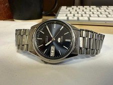 Vintage Seiko 5 Automatic 7S26 0560 21J Day/Date Rare grey Dial