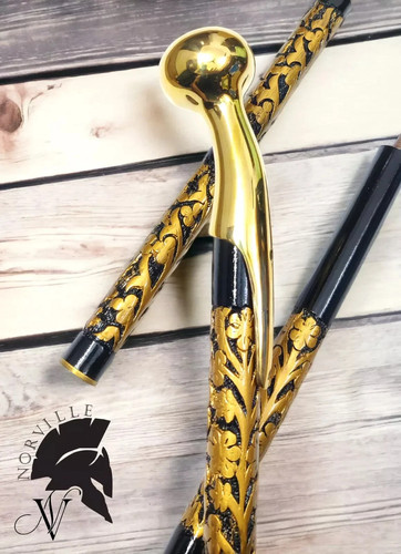 Unique carved walking cane - unique,
