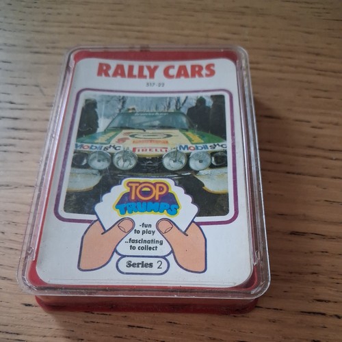 1970s rally cars top trumps - cars,