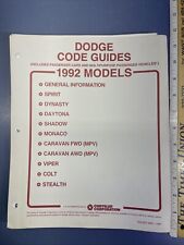 Rare 1992 Dodge Car dealership