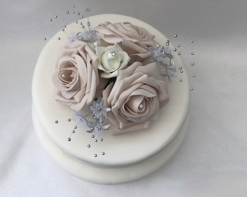 Rose flowers cake topper