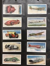 Wills Speed Cigarette Cards