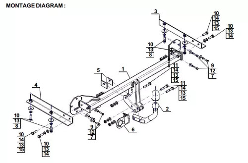 Swan neck tow bar - tow,