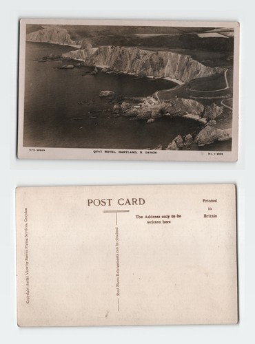 Vintage postcard quay hotel - postcard,