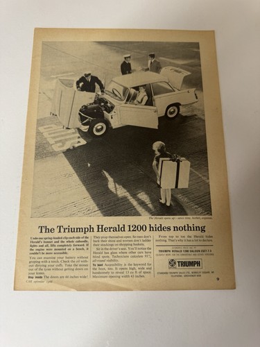 Original vintage 1966 - vintage, triumph