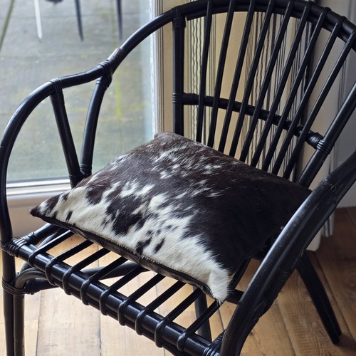 Cowhide pillow cover natural - cowhide,