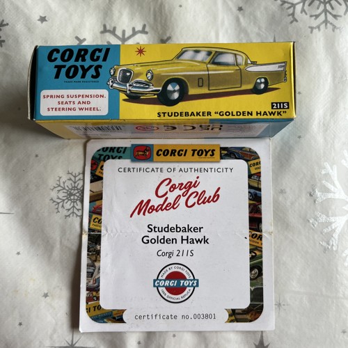 Corgi model club 211s - corgi,