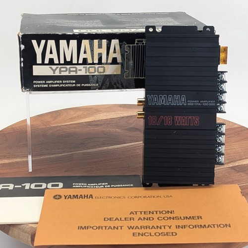 Yamaha ypa 100 - power, amplifier