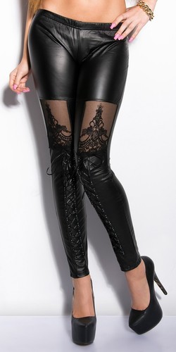 Koucla black wet look - black,