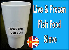 FROZEN FISH FOOD SIEVE, STRAINER, BRINE SHRIMP, COPEPODS, MARINE, CORAL AQUARIUM