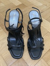 Prada Fringe Sandals - Size 41