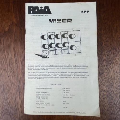 Vintage paia magazine zine - vintage,