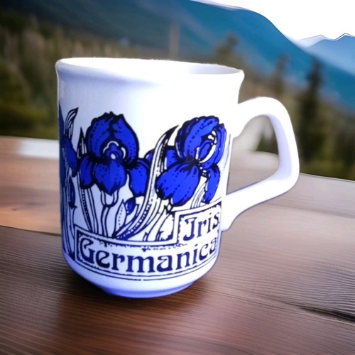 Vintage retro mug - retro, irys