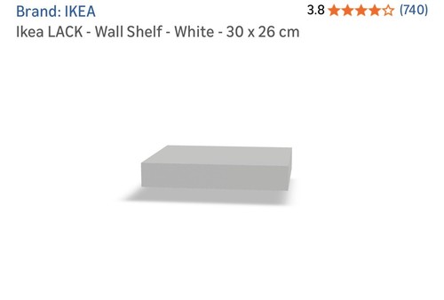 Ikea lack floating wall - “floating”,
