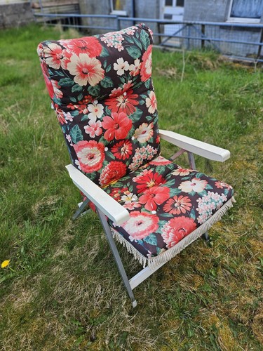 Vintage 1970s metal armchair - vintage,