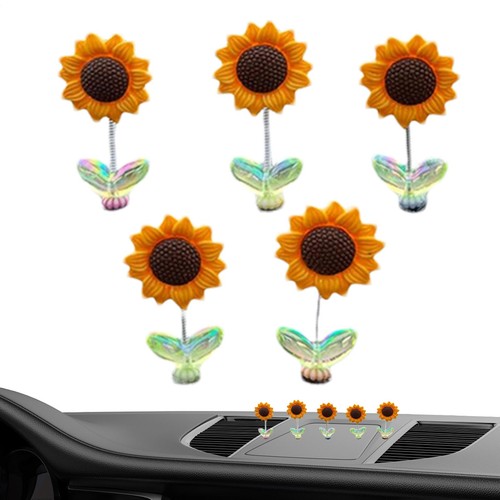 5pcs spring sunflowers - spring,