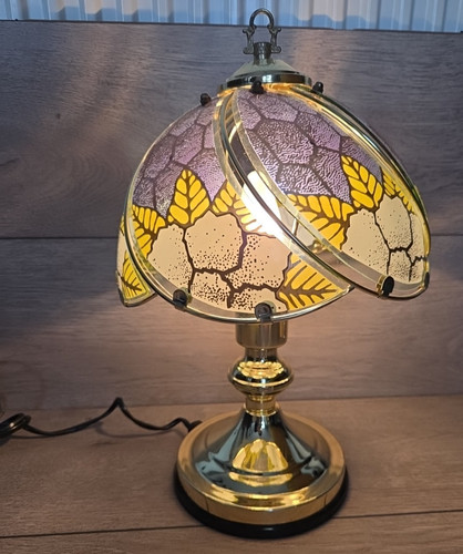 Vintage floral glass touch - vintage,