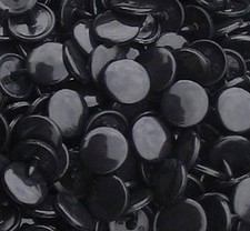 100 Sets Black KAM SNAPS Size 20 T5 Poppers Fasteners Studs