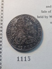 1779 8 Reales From The Wreck Of The Athienne Which Sank 1806