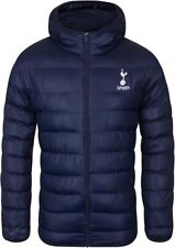 Tottenham Hotspur Padded Coat Mens LARGE Insulated Quilted Winter Jacket C25