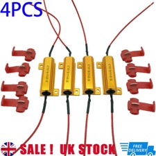 4X LED Indicator Ballast Load Resistor Flash Rate Relay Turn Signal Bulb 50W