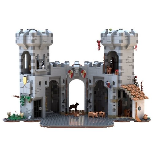 Medieval castle modular with - medieval, a