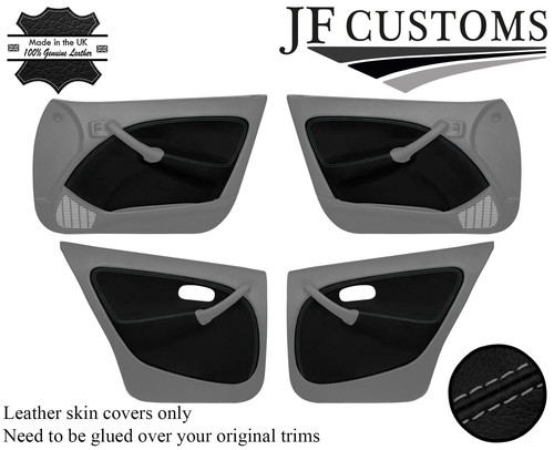 Grey stitch leather front - grey,