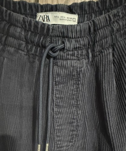 Zara corduroy drawstring - corduroy,