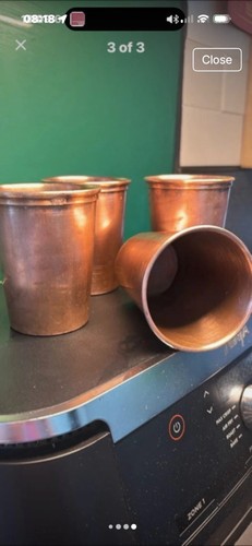 Solid copper cup tumbler - solid,
