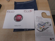 GENUINE FIAT 500 500C  HANDBOOK OWNERS MANUAL WALLET 2022-2026  PACK