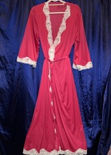 Vtg St Michael Red Silky Nylon