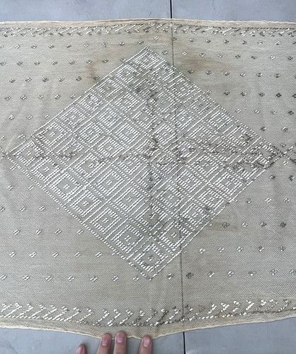 Antique assuit shawl - antique, w/