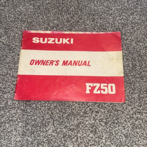 Suzuki fz50 suzy owners - suzuki,