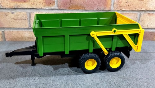 Bruder green tipping trailer - bruder,