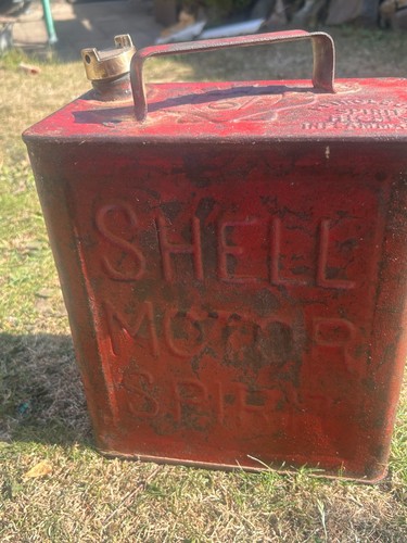 Shell motor spirit - spirit, can