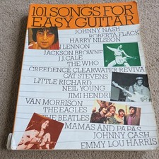 101 SONGS FOR EASY GUITAR : BOOK 1 - 1979 EDITION - ROCK CLASSICS --- UK SELLER