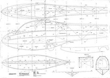 KA 4 Rhönlerche II GLIDER PLANS 1/3.5 SCALE