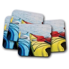 4 Set - Cool Kayaks Coaster -