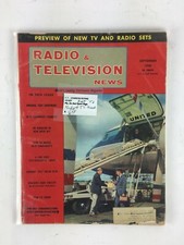 September 1956 Radio Television News Magazine Hi-Fi Equipment Cabinets Tv Tuner