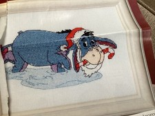 Mini Anchor Disney Christmas Eeyore design cross stitch chart only / D
