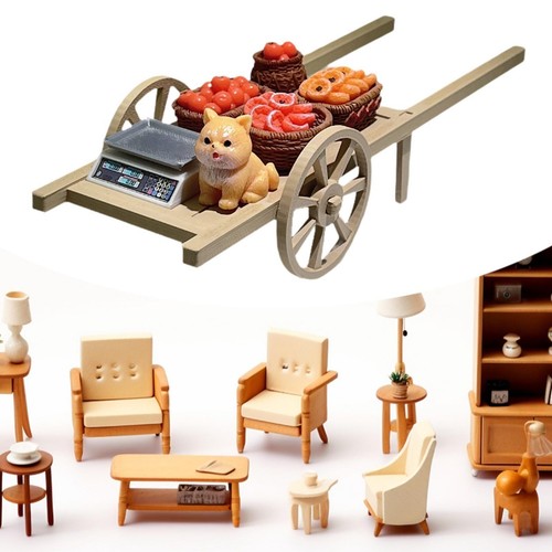 Miniature vegetable cart - vegetable,