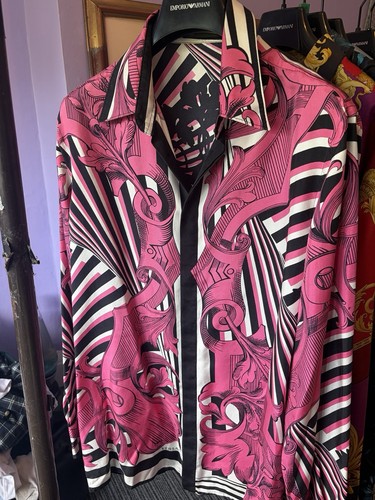 Versace silk barocco shirt - versace,
