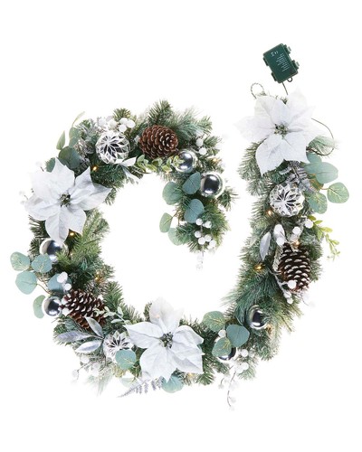 6ft christmas garland - 6ft, –