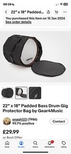 Bass Drum Case 22x18 Used Good