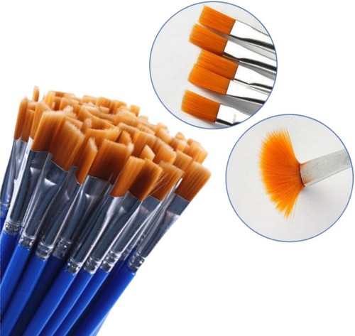 40pcs flat paint brush - flat,