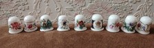 9 X Coalport Thimbles