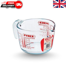 Pyrex Glass Measuring Jug, 1L, Transparent 1 Litre 